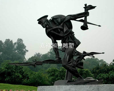 公園人物雕塑